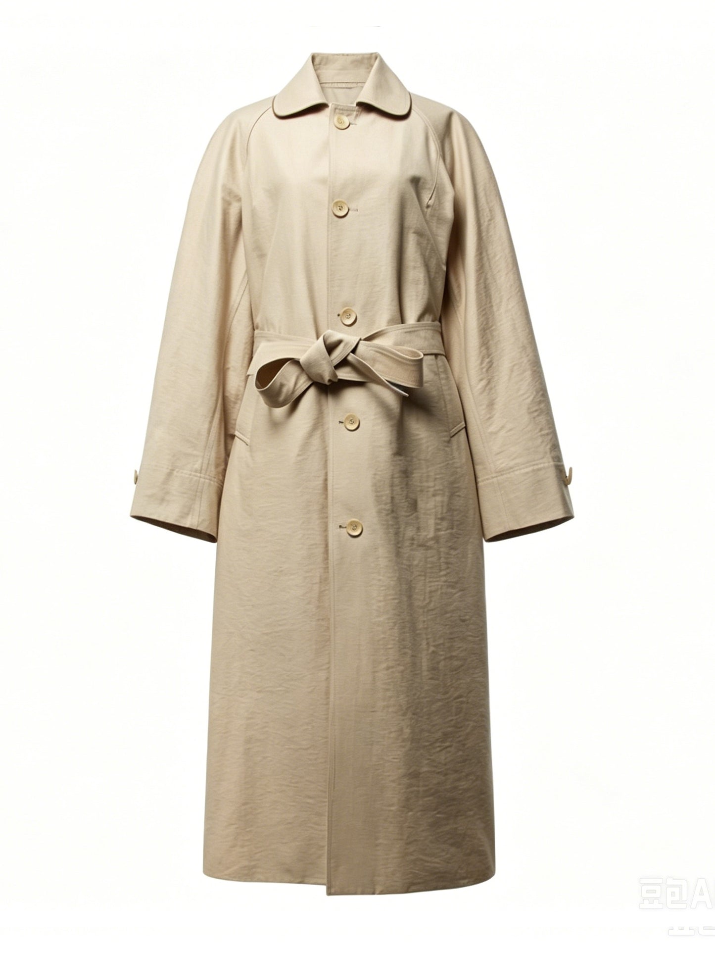 TRENCH-STYLE WOOL COAT