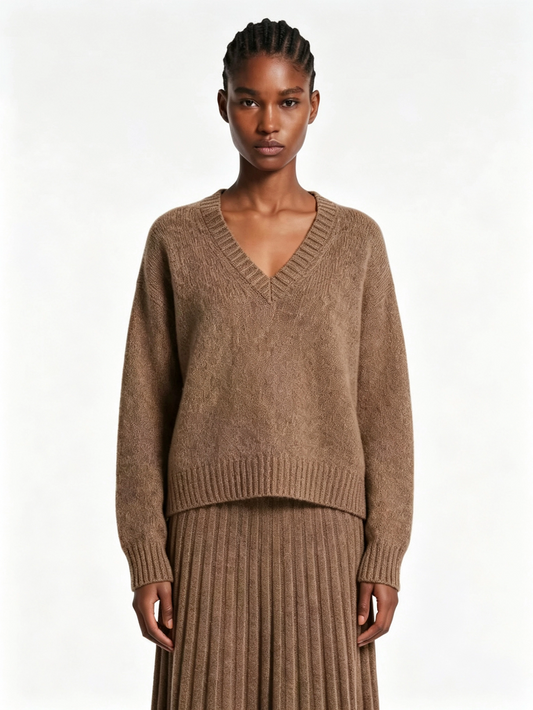 V-NECK CARDIGAN