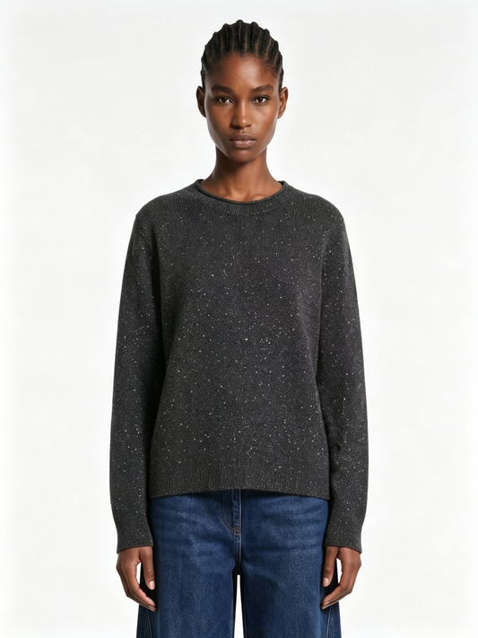 CREW NECK CARDIGAN