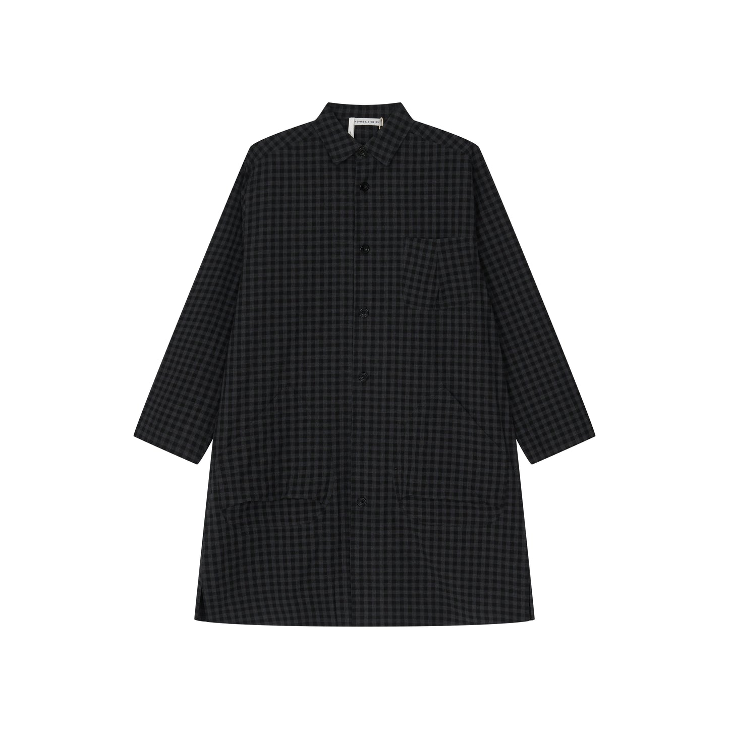 LONG SHIRT-STYLE TRENCH COAT