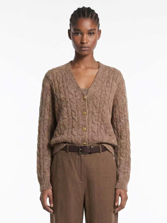 V-NECK CARDIGAN