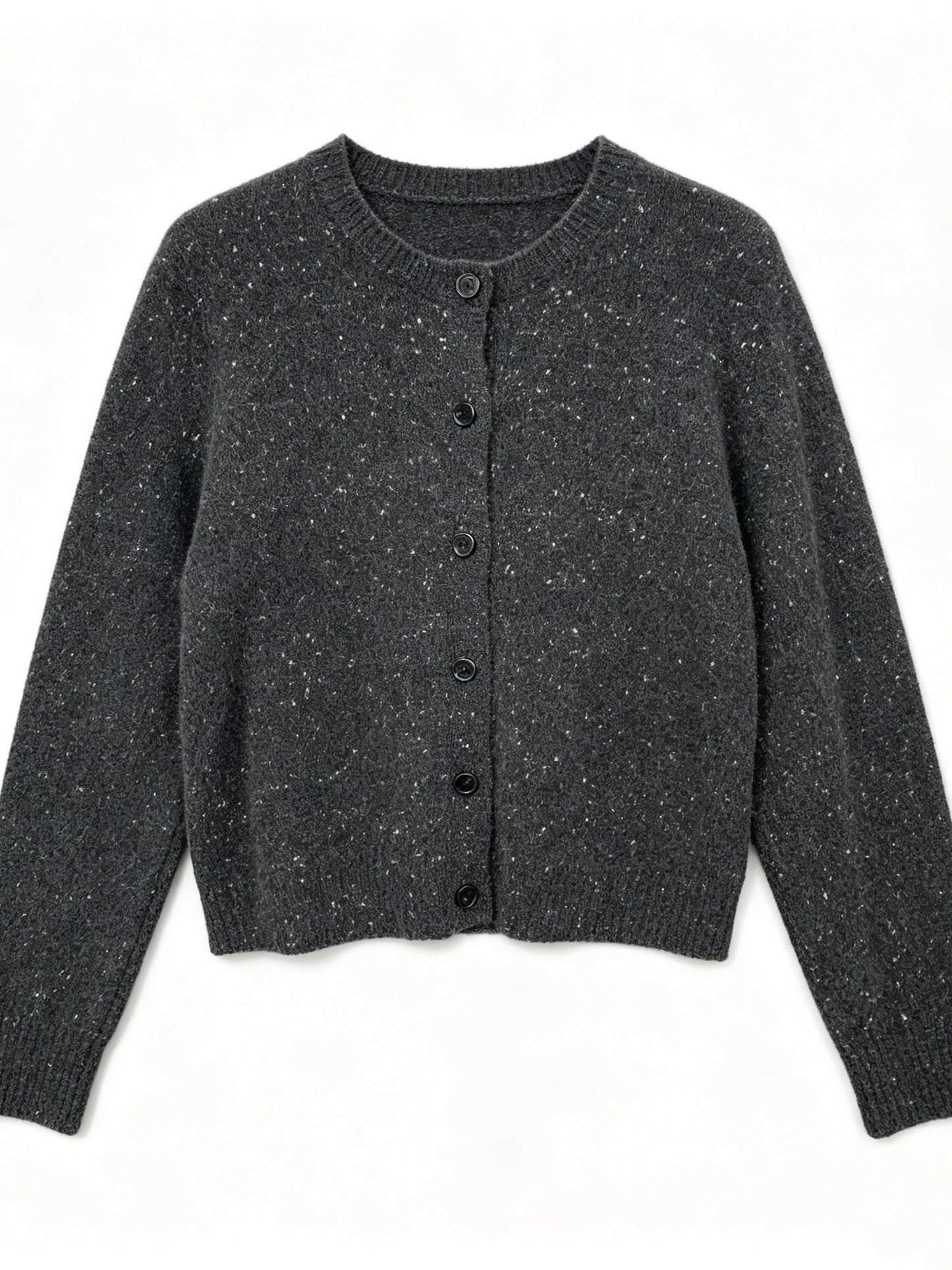 CREW NECK CARDIGAN