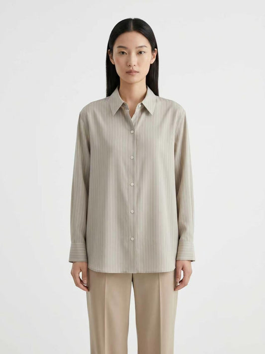PINSTRIPE LONG SLEEVE SHIRT