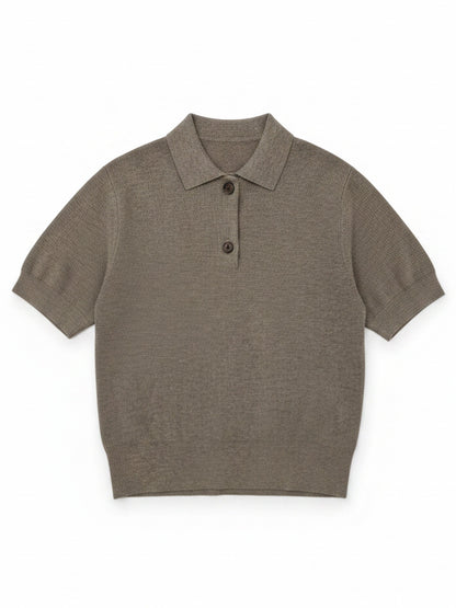 POLO KNIT TOP