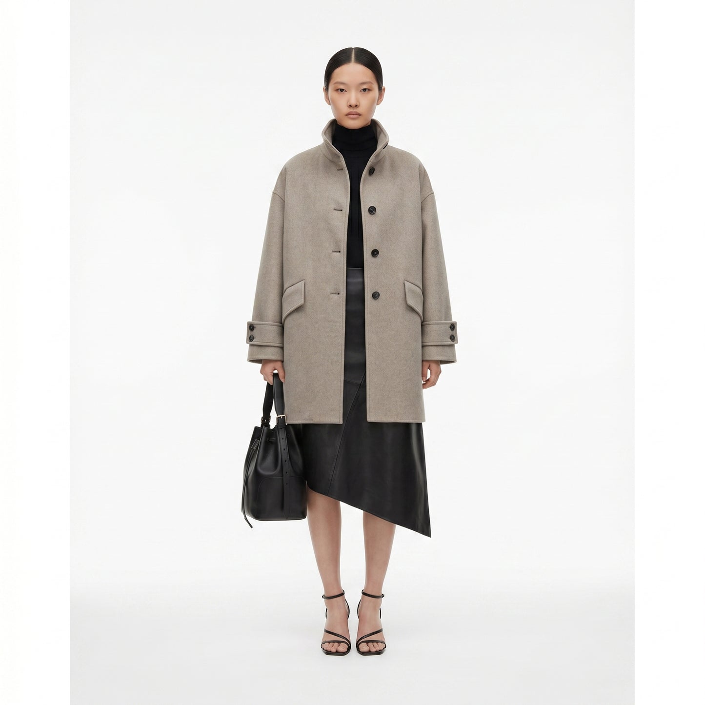 MIDI-LENGTH WOOL COAT