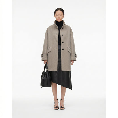 MIDI-LENGTH WOOL COAT