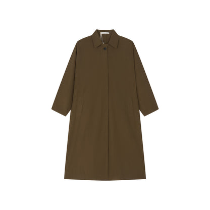 LONG SHIRT-STYLE TRENCH COAT