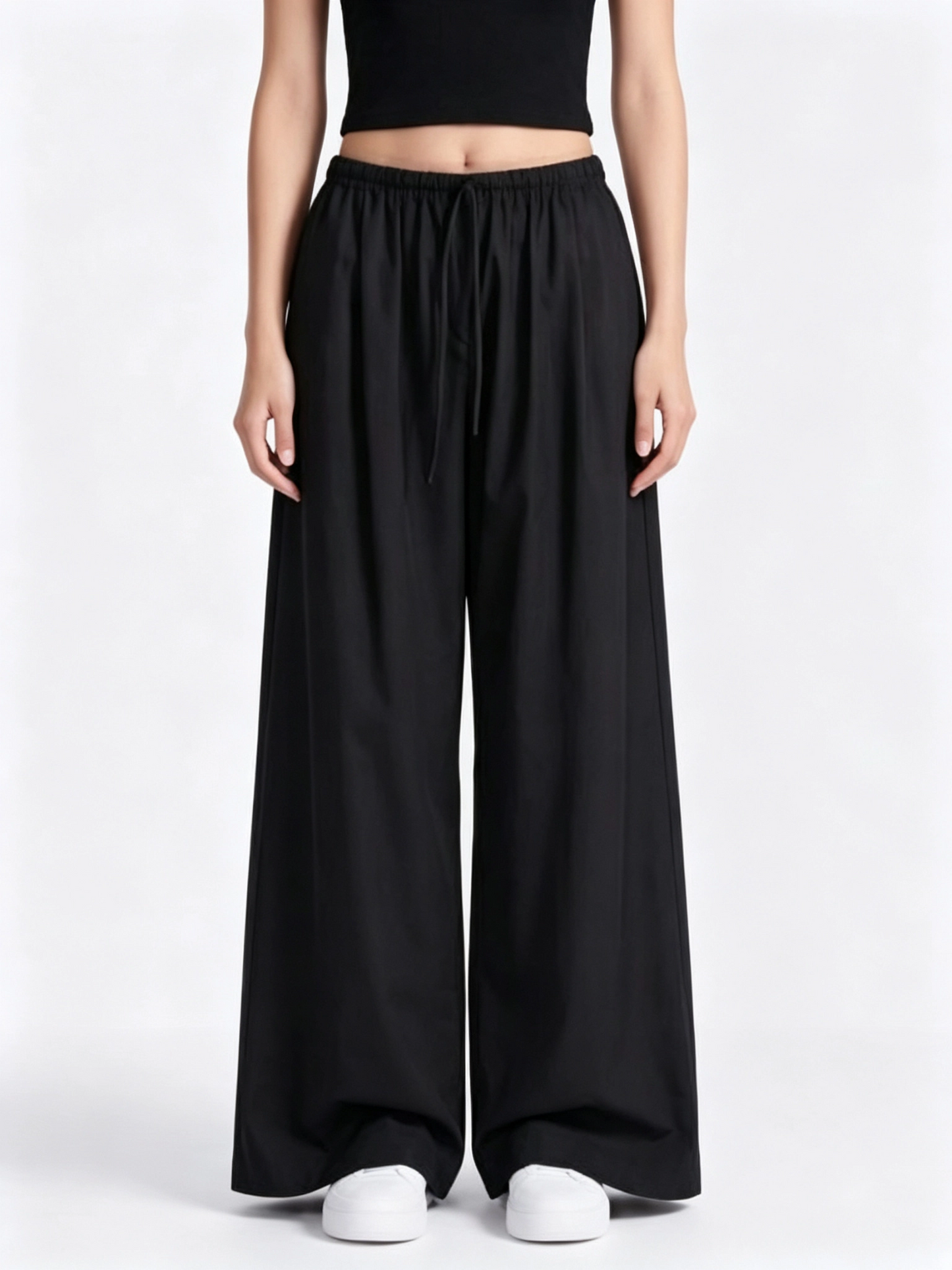 WIDE LEG CASUAL PANTS
