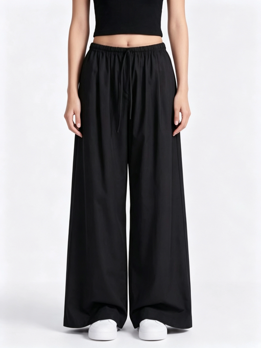 WIDE LEG CASUAL PANTS