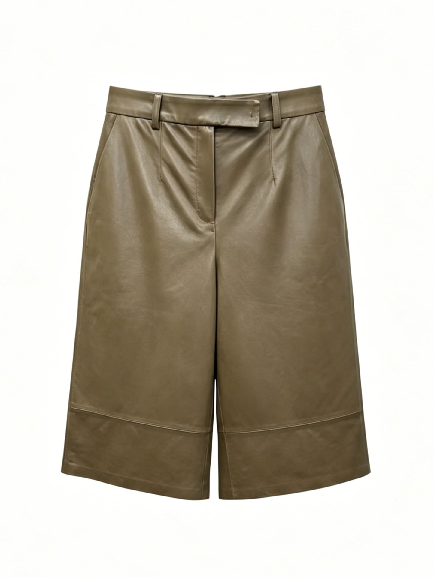 STRAIGHT LEATHER SKIRT
