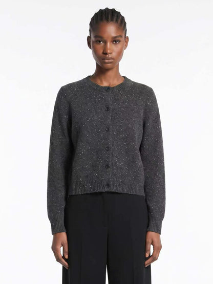 CREW NECK CARDIGAN