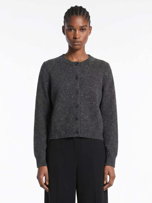 CREW NECK CARDIGAN