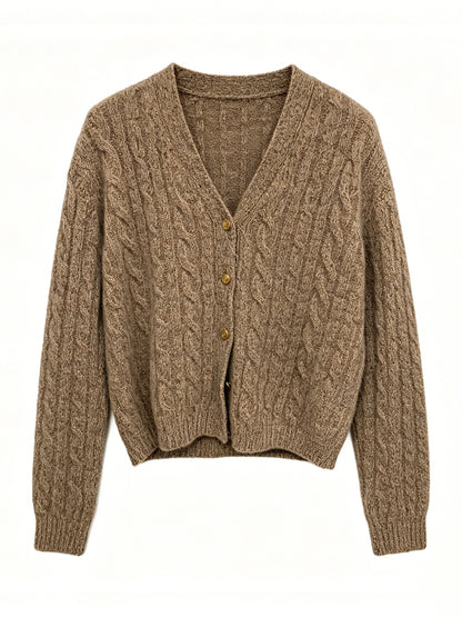 V-NECK CARDIGAN