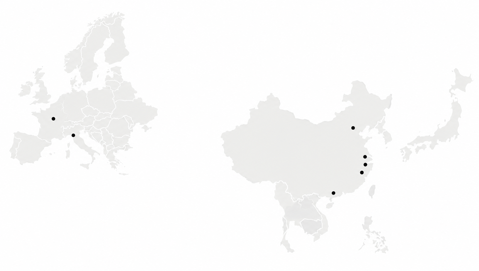 Inspire & Stories store locator map